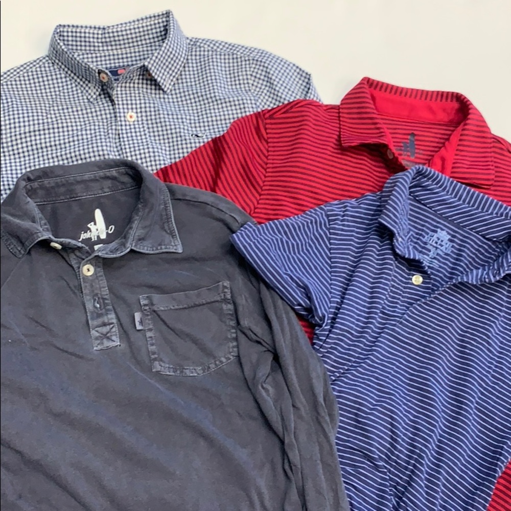 Vineyard Vines, Johnnie-O, Peter Millar shirts